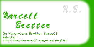 marcell bretter business card